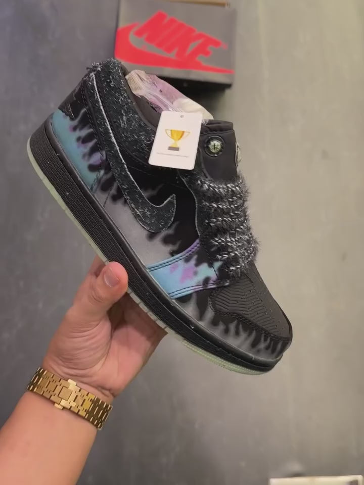 Airjordans 1ow Halloween black cat