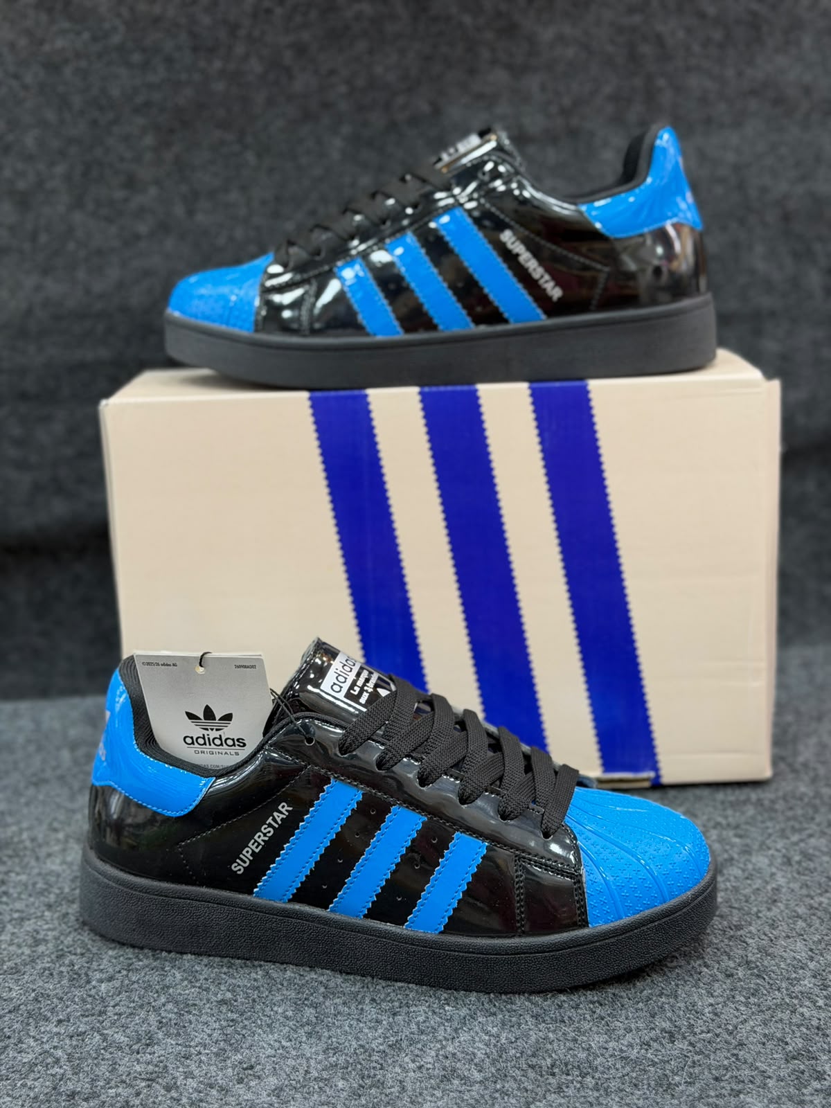 Adidas superstar patent edition