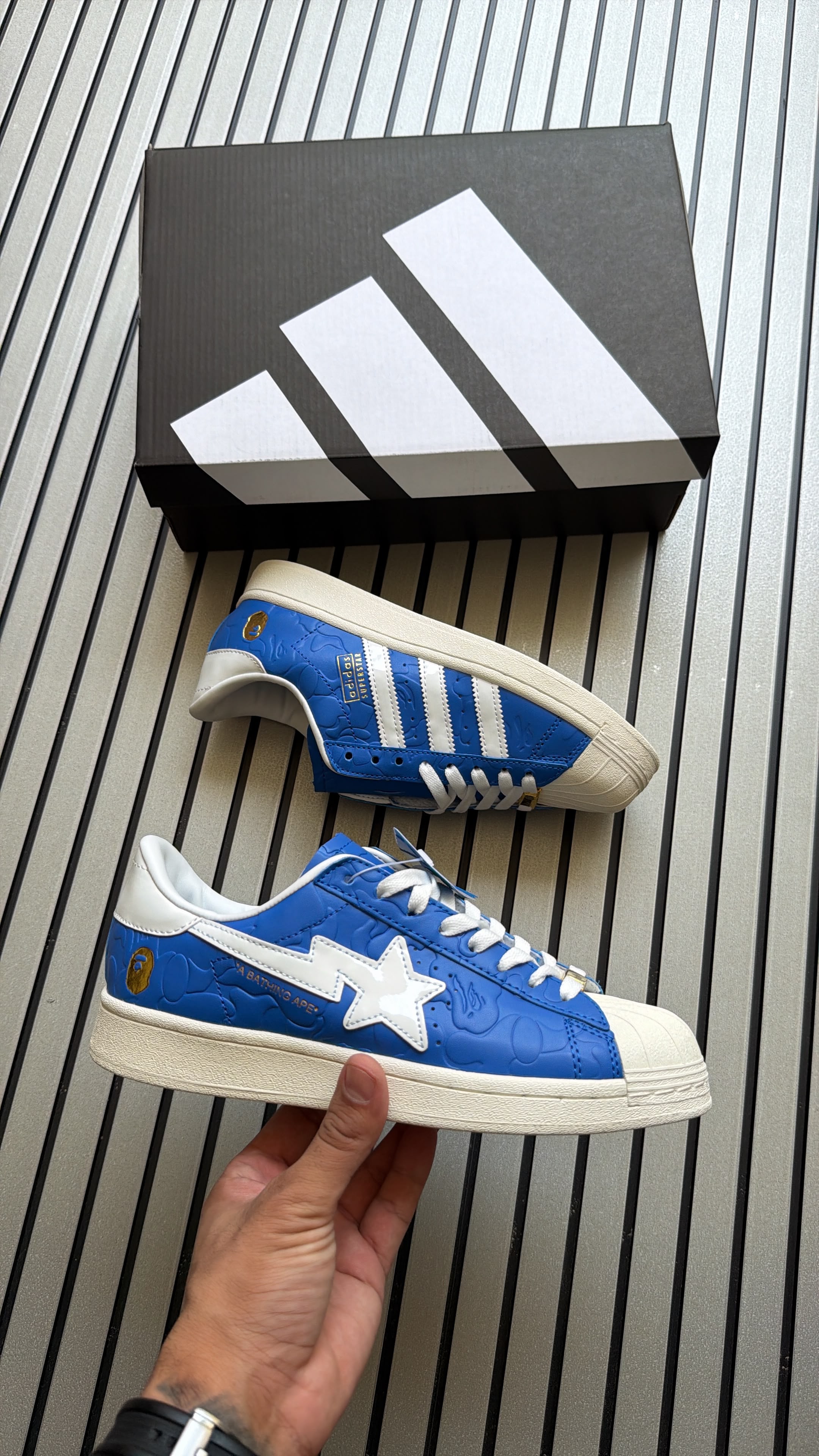 Adidas superstar A bathing APE