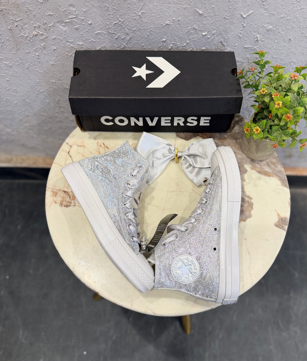 Converse Chuck 70 mid metalic silver