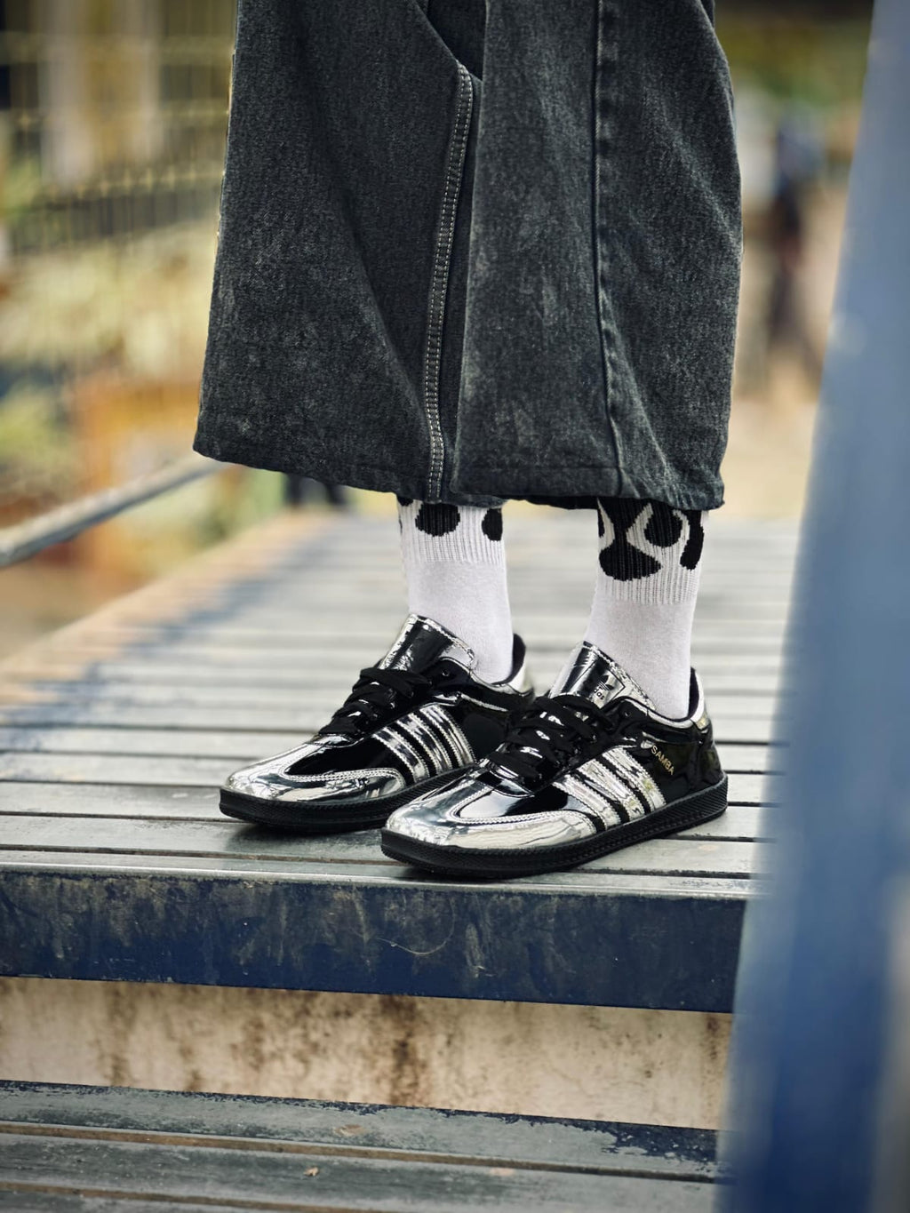 Adidas samba Atmos black silver