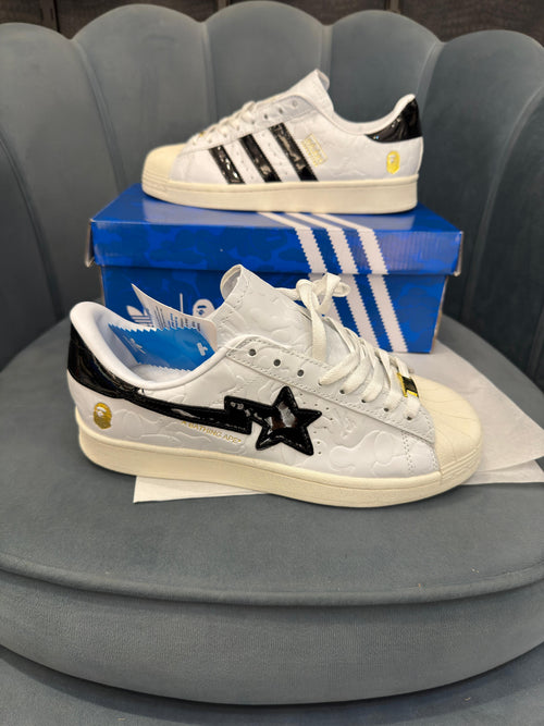 Adidas originals superstar bape sky-blue