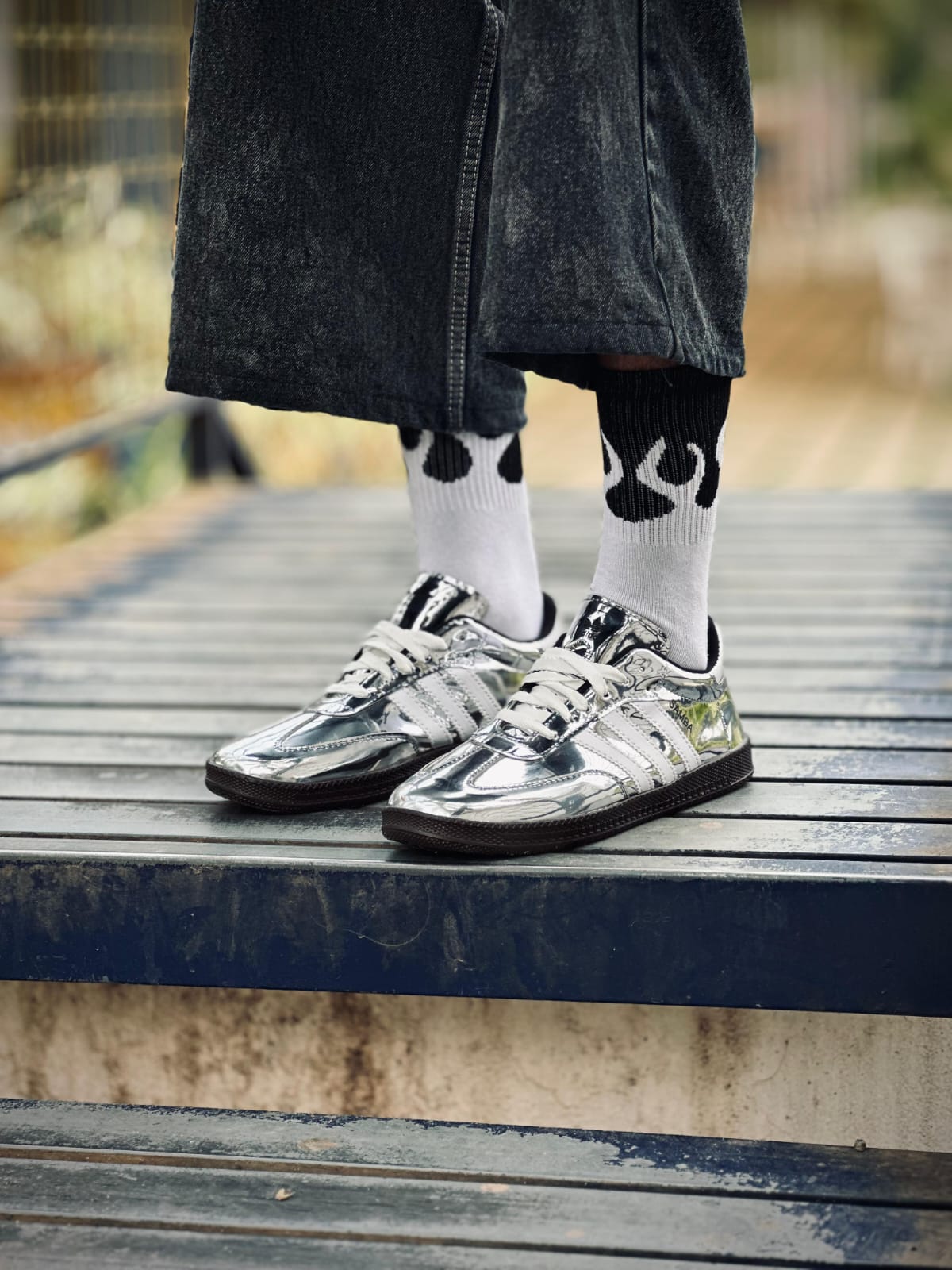 Adidas samba Atmos silver