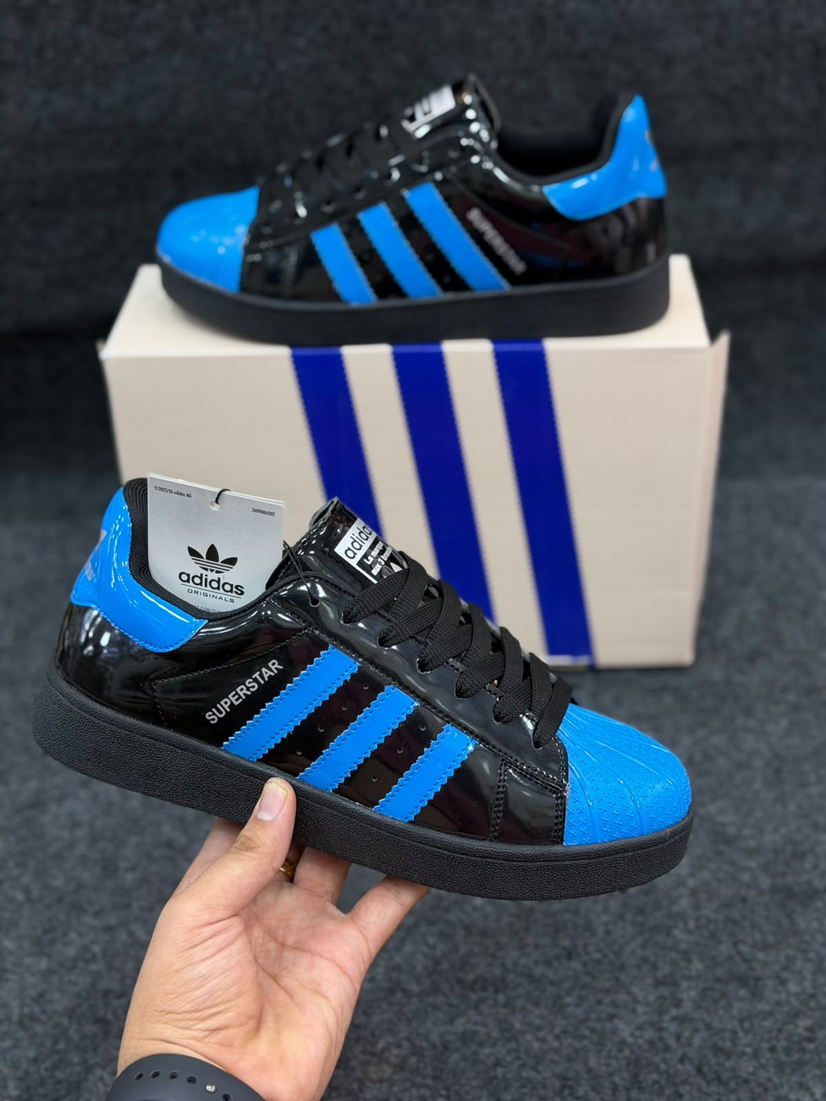 Adidas superstar patent edition
