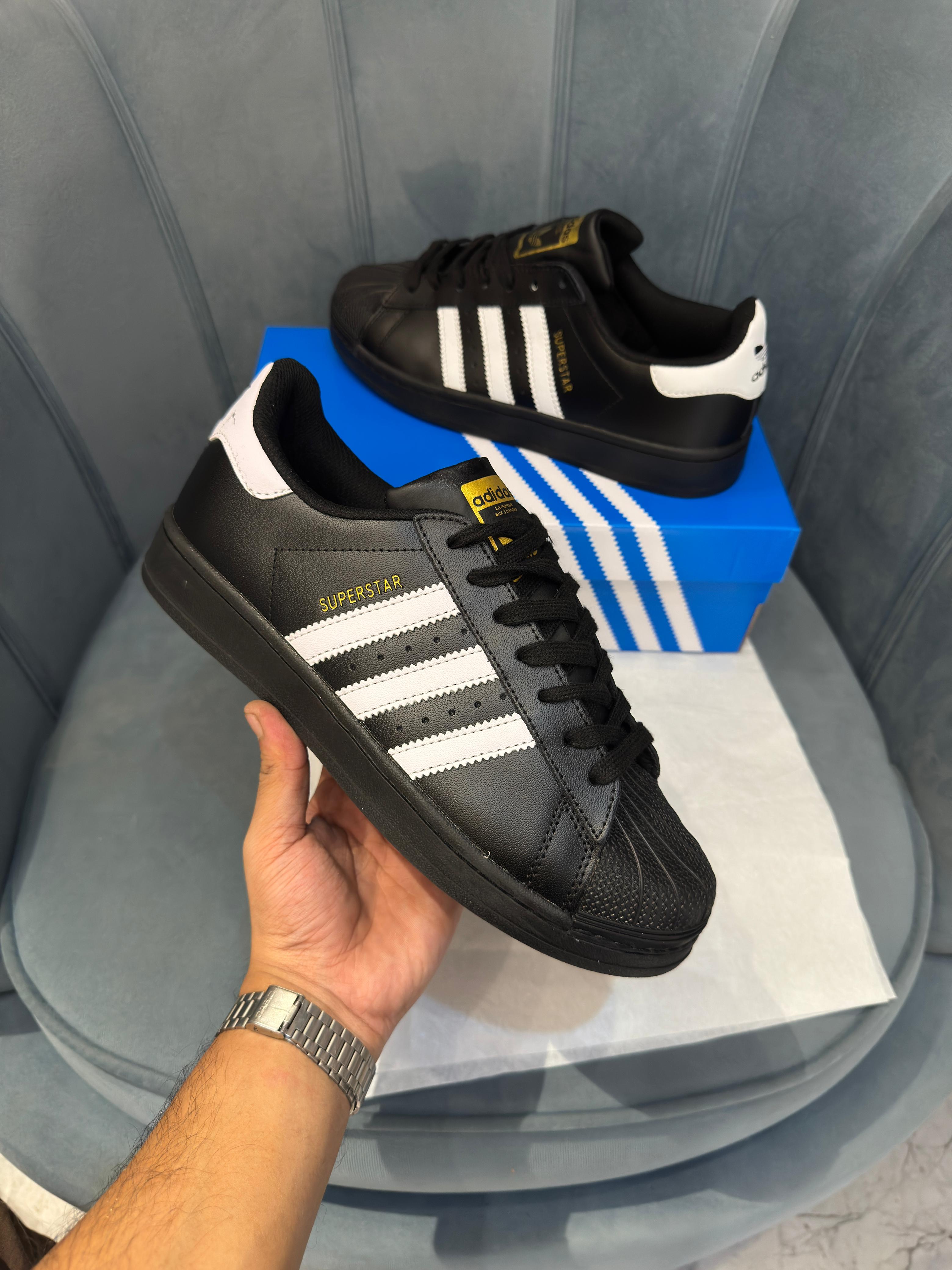 Adidas originals superstar basic black