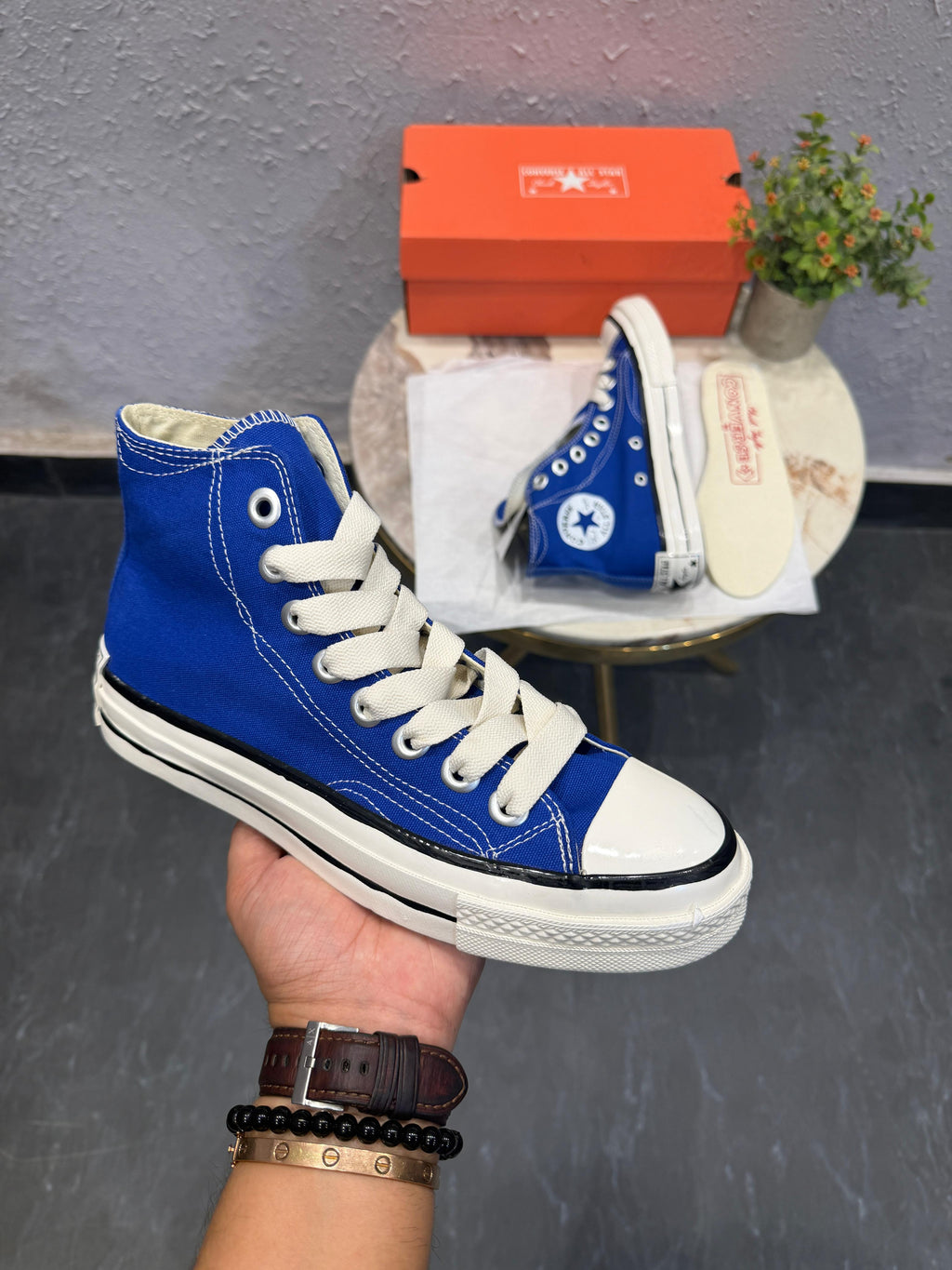Converse Chuck sketch hi royal blue