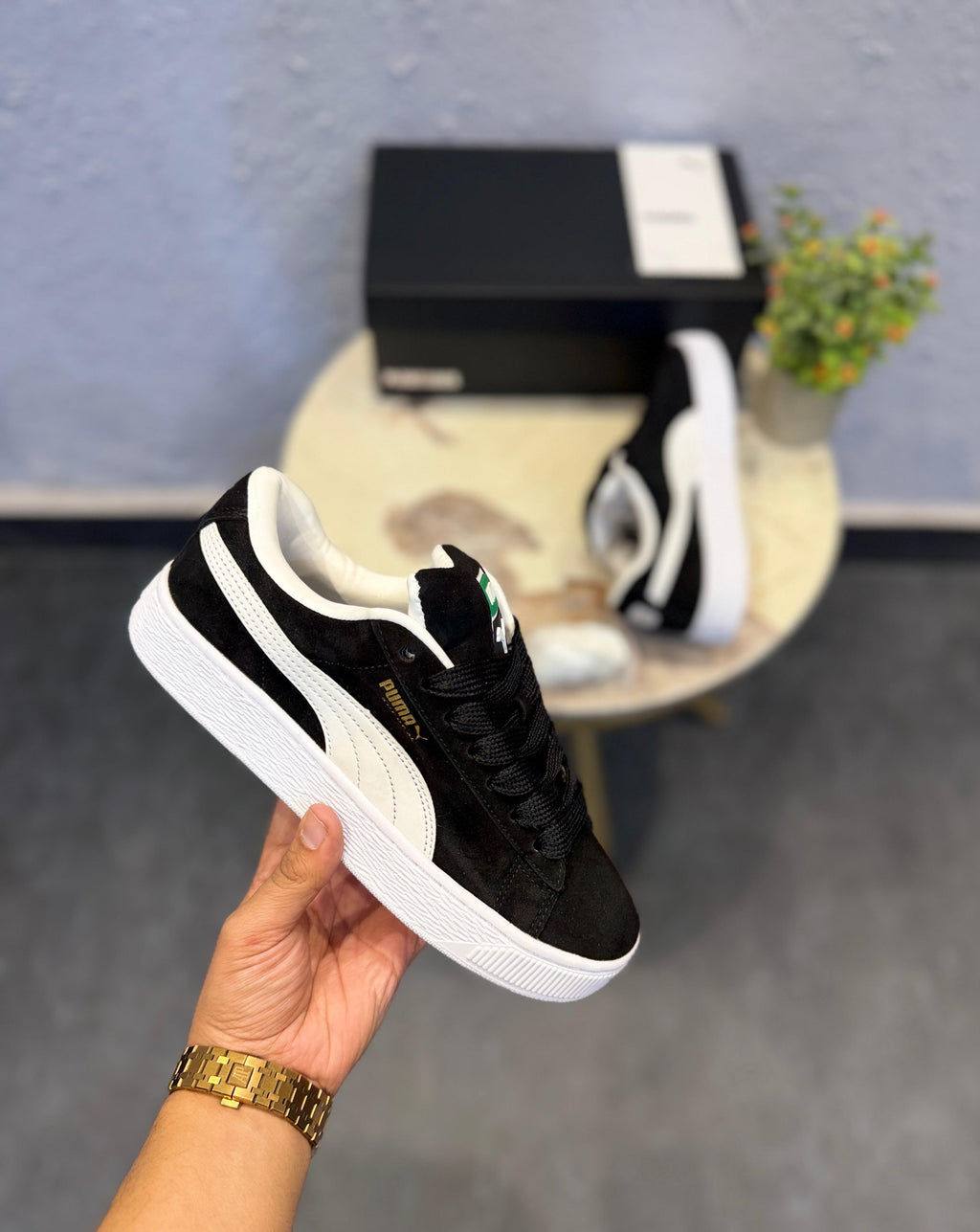 Puma classic suede XL black