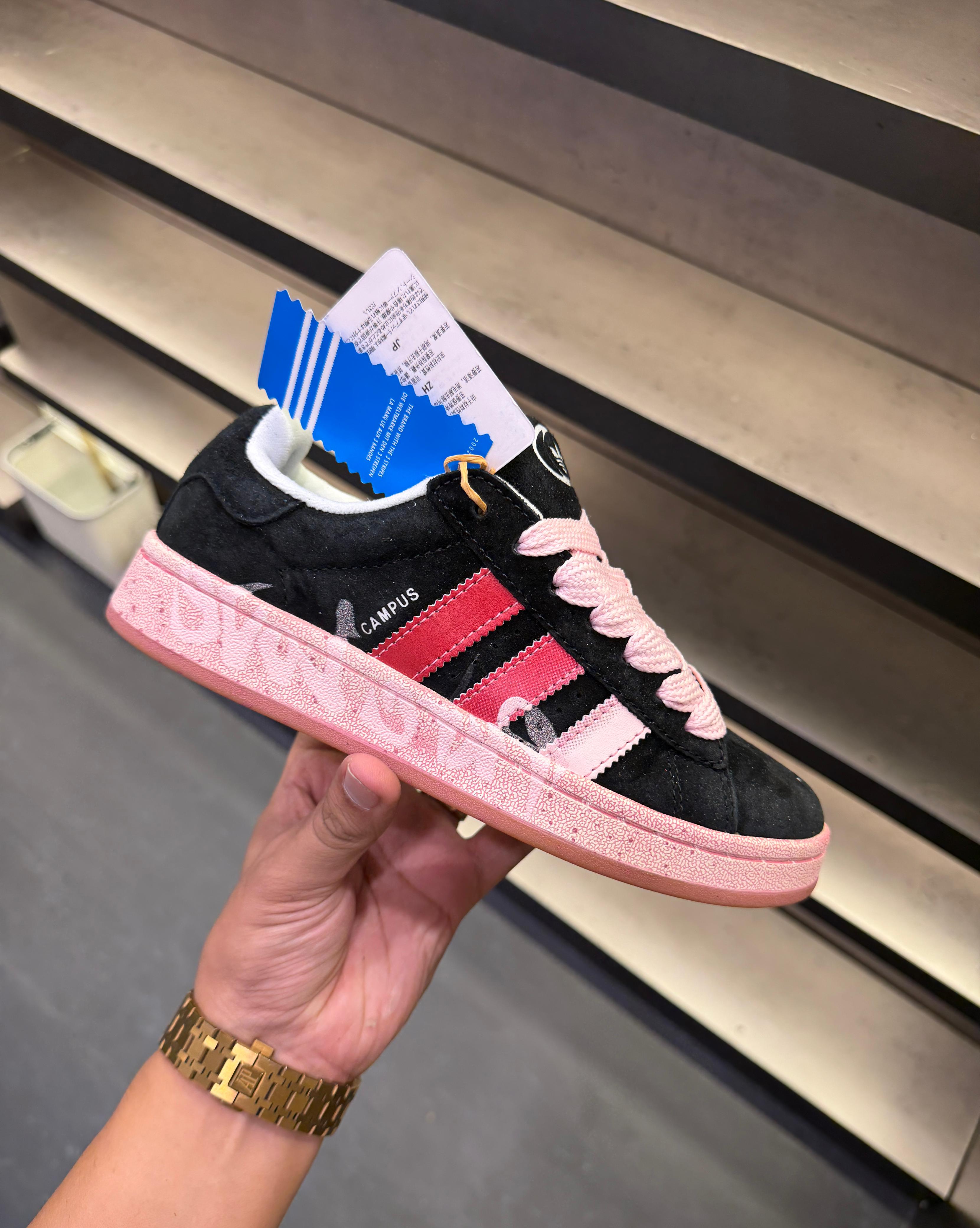 Adidas originals campus black pink