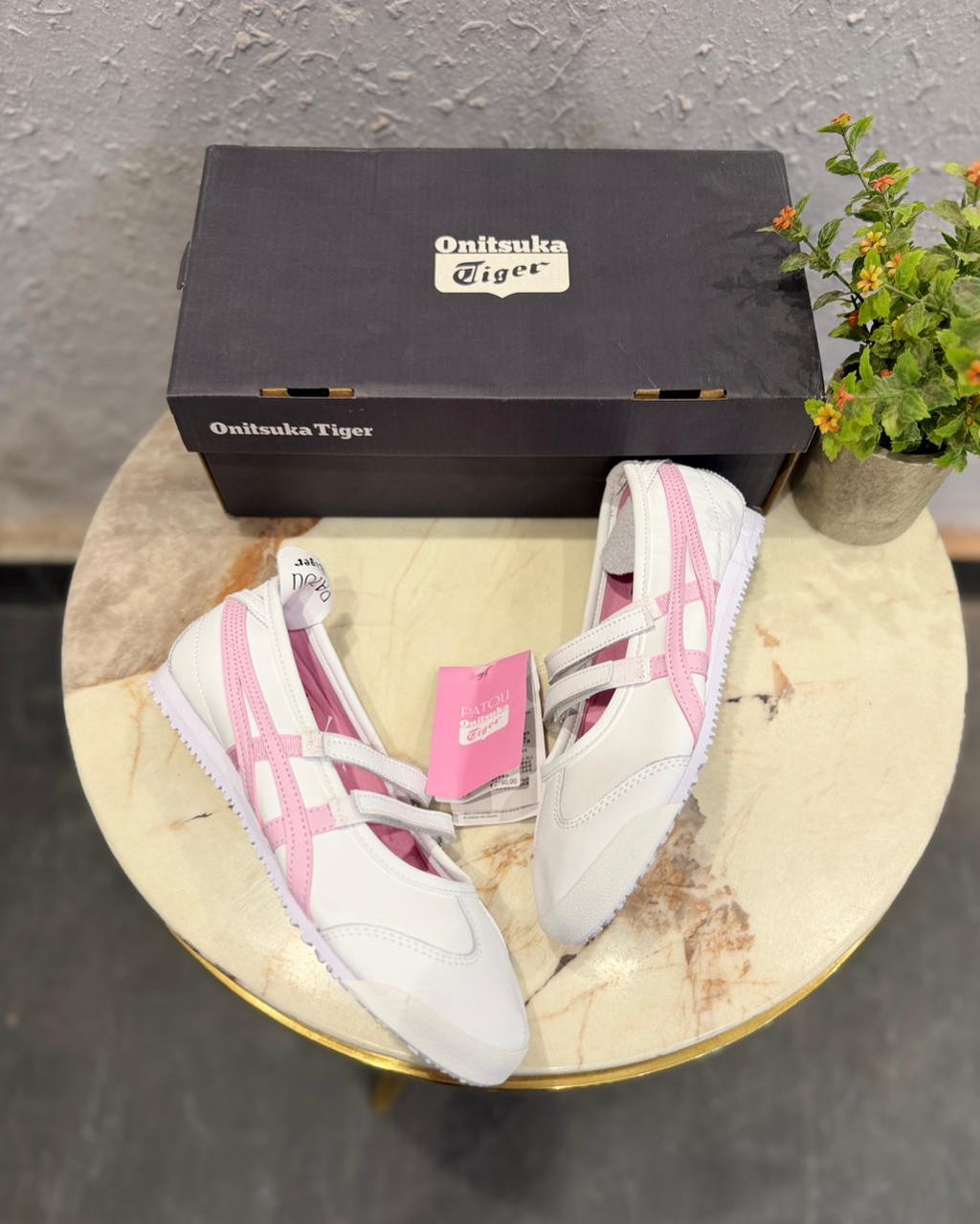 Onitsuka tiger Mexico 66 mary jane white pink